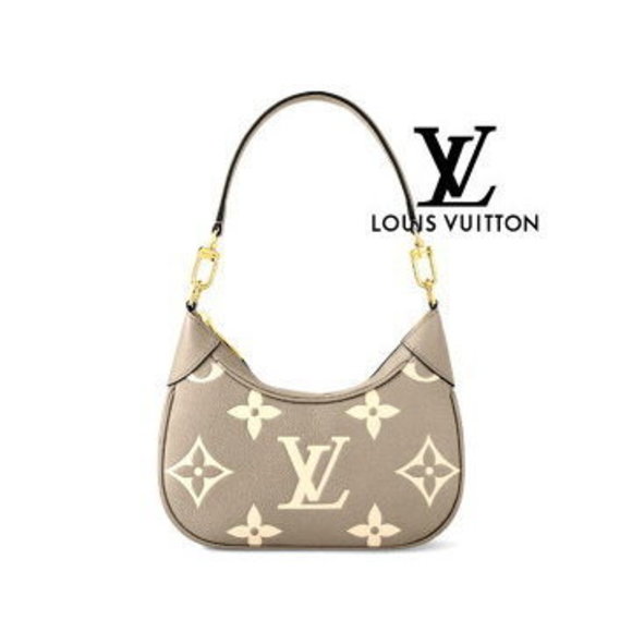 Louis Vuitton Empreinte Bagatelle Shoulder Bag Tourterelle Gray Cream - Picture 1 of 4